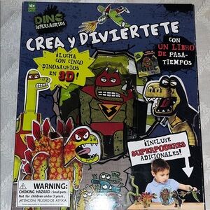 Dino supersaurus  Activity Book with 3D Features New Sealed